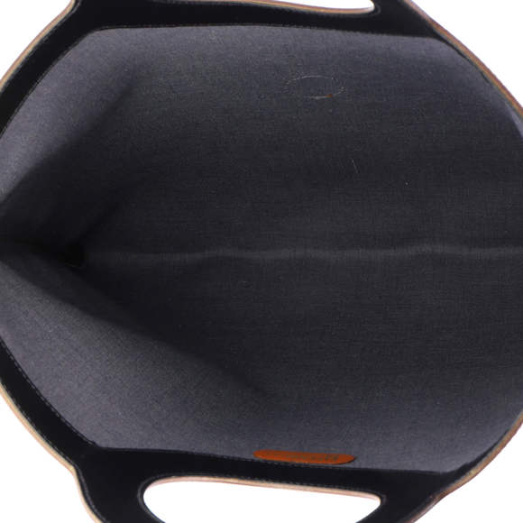 Fendi Large Vintage Pequin Cut Out Handle Bag Coated Canvas - Picture 5 of 8